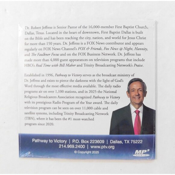 Coming Home To The Father Who Loves You MP3 Audio By Robert Jeffress PTV 2025 - Picture 2 of 2